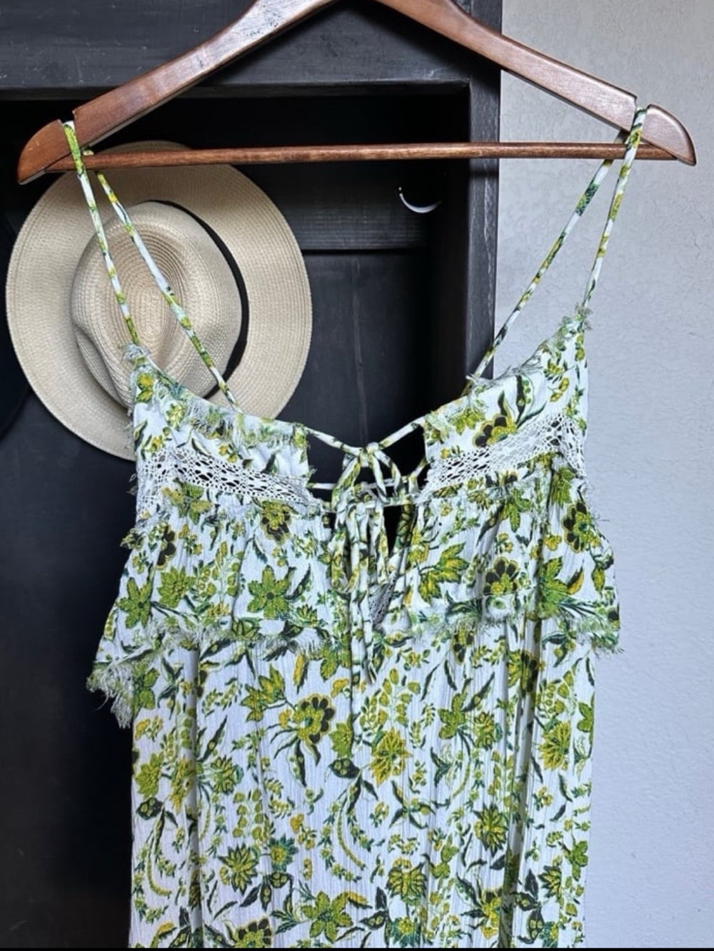 Free People Ruffle Cami Mini Dress Size Medium - Picture 5 of 10